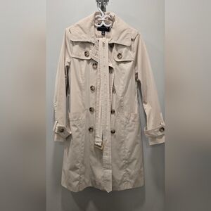 London Fog Beige Trench Coat with Belt